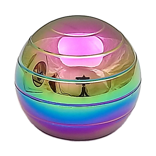 Premium Desk Top Executive Spin Sphere Large Rainbow