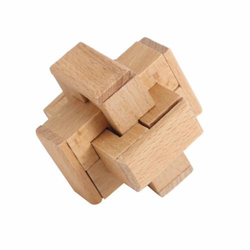 IQ Wooden Puzzle #2 3d heart to heart