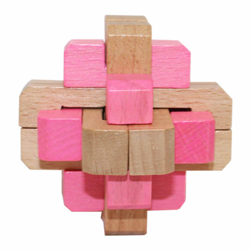 IQ Wooden 3D Puzzle #6 Colour Look Back