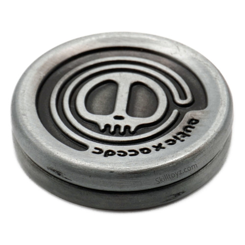 Round Magnetic Fidget Clicker Haptic Coin Silver #24