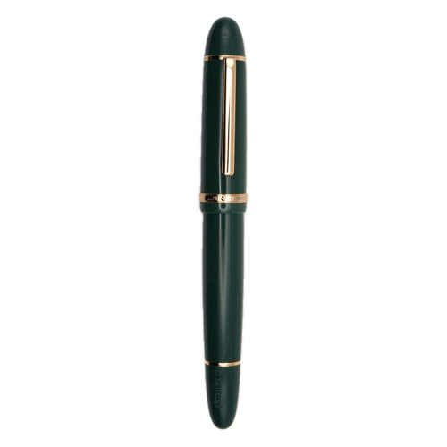 Jinhao X159 Fountain Pen F Nib Dark Green with Gold Metalwork + 5 free ink cartridges