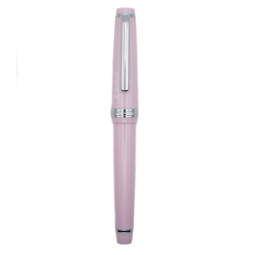 Jinhao FP-82 Fountain Pen F Nib Pink with Silver Clip + 5 free ink cartridges