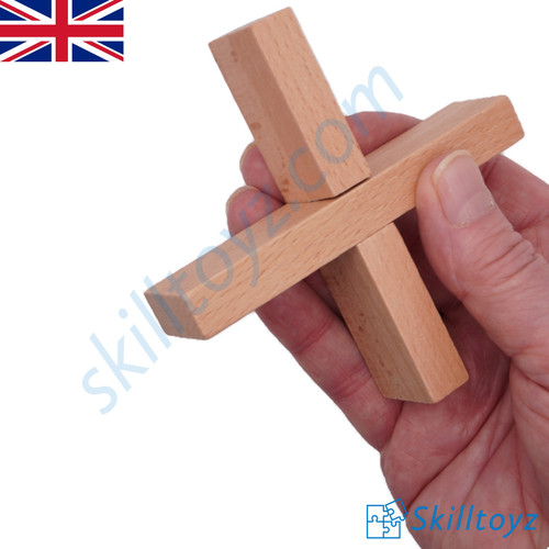 IQ Wooden 3D Puzzle #57 Cross Lock