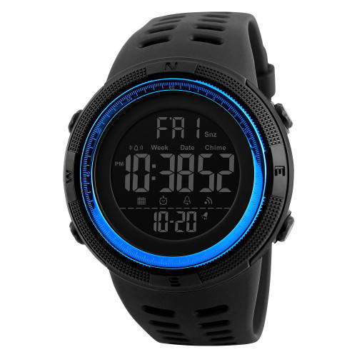 SKMEI 1251 Digital Multifunction Sports Watch Black/Blue