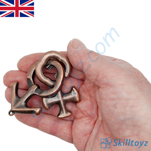 IQ Metal Puzzle Small Dolce Bronze #66