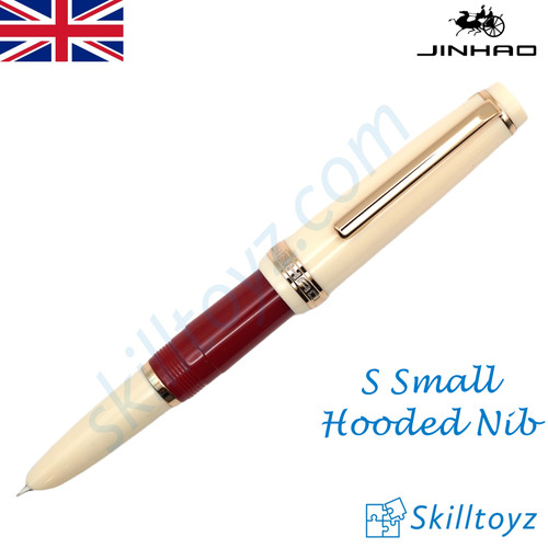 Jinhao 82 Mini Fountain Pen Small Hooded Nib Palace Red