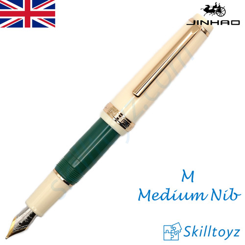 Jinhao 82 Mini Fountain Pen Medium Nib Army Green