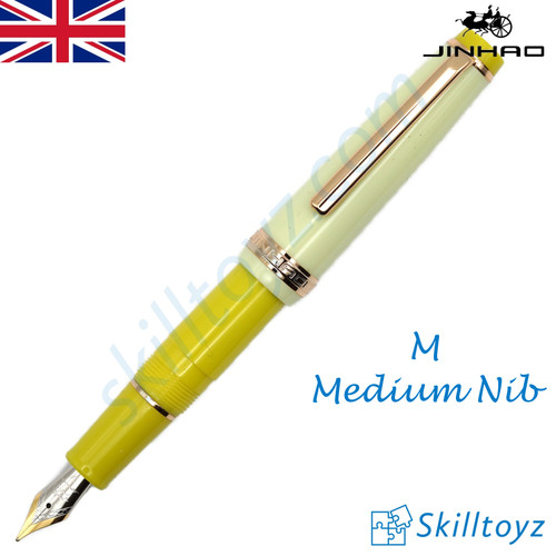 Jinhao 82 Mini Fountain Pen Medium Nib Green Lime