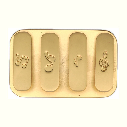 Large Piano Magnetic Fidget Clicker Rocker Gold