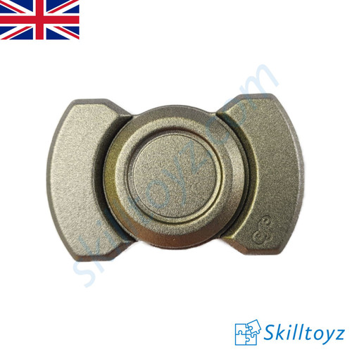 3 in 1 Magnetic Fidget Clicker Spinner Slider Matt Gunmetal Grey