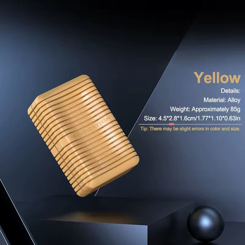 Soap Bar Magnetic Infinity Slider Fidget Toy Adjudication Orange