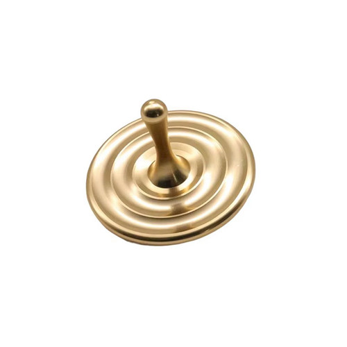 Water Drop Aluminium Spinning Top Desk Toy Gold