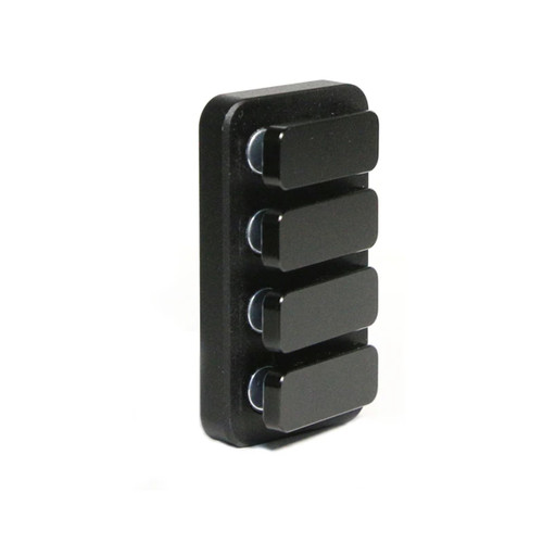 The Piano Magnetic Fidget Clicker Rocker 4 Key Satin Black