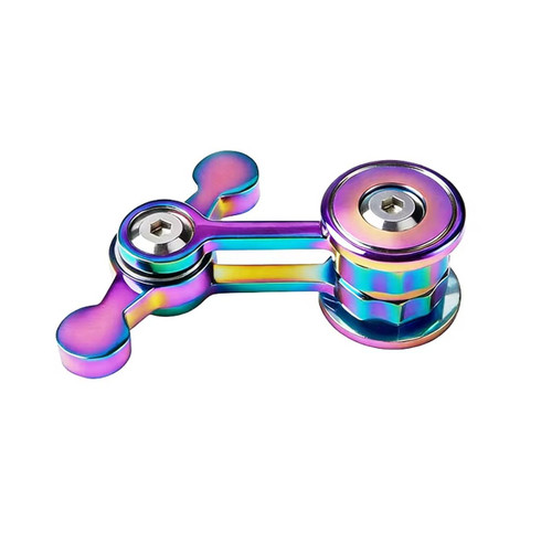 Pendulum Finger Fidget Spinner Zinc Alloy Double Rainbow