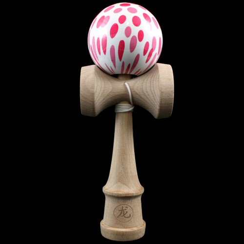 Dragon Wooden Kendama Toy 'Red Spots' Edition