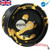 Euro-Yo Comet advanced trick unresponsive aluminium Yo-Yo - Black with gold splash 