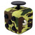 Premium Fidget Cube Toy Smooth Touch Camouflage Green