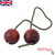 SkillToyz Padauk wood Begleri with brown type 275 Paracord. 