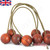Every Padauk wood begleri bead is unique with a beautiful grain and finish. Colour and appearance varies - naturally!
