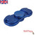 Precision engineered for longer spin times - the BLUE SkillToyz aluminium finger spinner fidget toy.
