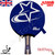 DHS (Double Happiness) R1002 Table Tennis Bat in its blue zipped half case.