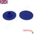 The SkillToyz finger spinner gadget is supplied with matching blue removable finger pads. 