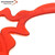 The rear of the Boomerang Evolution Shuriken Pro. The translucent red polycarbonate material has a range of 30 metres or more.