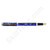 Snap-cap Jinhao FP-155 Fountain Pen blue with chrome plated clip and parts