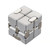 Premium Metal Infinity Fidget Cube Silver