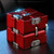 Premium Metal Infinity Fidget Cube Red