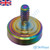 Stainless Steel Machined Spin Top Multicolour 