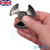 Whirlwind Premium Stainless Steel Finger Spinner Black