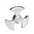 Whirlwind Premium Stainless Steel Finger Spinner Polished