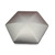 Flip Over Desk Toy Aluminium Hexagon Silver 33g