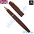 Jinhao FP-80 Fountain Pen F Nib Coffee with Gold Clip + 5 free ink cartridges