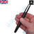 Jinhao FP-80 Fountain Pen F Nib Black with Silver Clip + 5 free ink cartridges