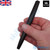 Jinhao FP-80 Fountain Pen F Nib Black with Black Clip + 5 free ink cartridges