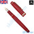 Jinhao FP-82 Fountain Pen F Nib Red with Silver Clip + 5 free ink cartridges