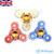 Metal Finger Fidget Spinner with Four Cogs - Gold