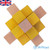 IQ Wooden 3D Puzzle #41 Yellow Colour Nine-Way