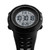 SKMEI 1251 Digital Multifunction Sports Watch Black with White Dial