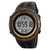 SKMEI 1251 Digital Multifunction Sports Watch Black/Brown/Gold with White Dial