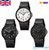 SKMEI 2108 Analogue Quartz Wrist Watch with Arabic numerals - Black and White 