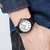 SKMEI 2108 Analogue Quartz Wrist Watch with Arabic numerals - Black and White 