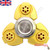 Finger Spinner Tri Metal Fidget Gadget Gold