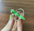 Fidget Keyring Bike Chain Finger Toy GREEN