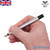 BAOER 801 Fountain Pen Stainless Steel + 5 free ink cartridges