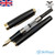 BAOER 388 Fountain Pen Gloss Black Medium Nib + 5 free ink cartridges