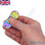 Finger Spinner Fidget Gadget Solid Brass Rainbow
