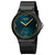 SKMEI 2108 Analogue Quartz Wrist Watch Black with Blue Dial 